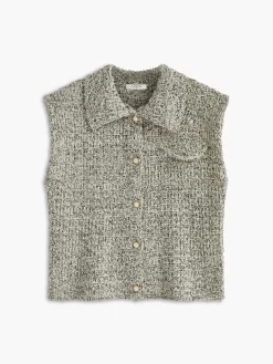 Elegant Breasted Lapel Sweeter Vest