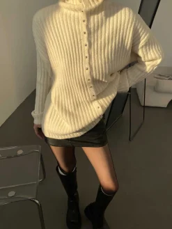 Elegant Button Cardigan