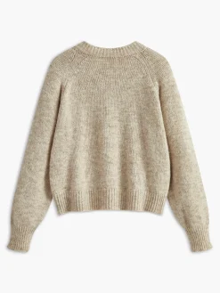 Elegant Heart-Button Cardigan
