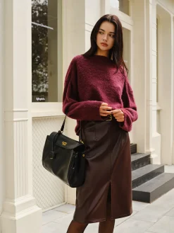 Elegant Plain Minky Sweater