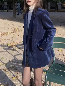 Elegant Shift Button Blazer