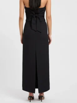 Elegant Slit Back Maxi Skirt Without Belt