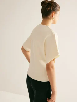 Elegant V-Neck Button Knit Top
