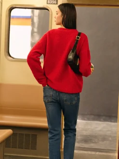 Elegant Wool-Blend Cozy Sweater
