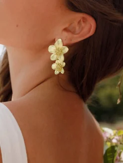 Fashionable Flower-Shaped Earrings