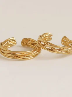 Fashionable Metal Line Open Ring