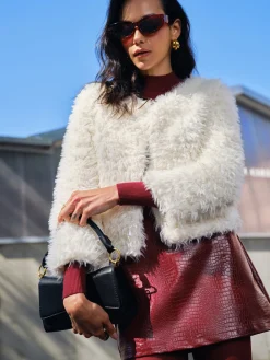 Faux Fur Short Coat