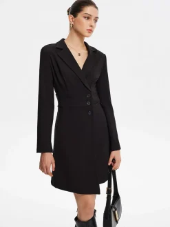 First Choice Blazer Long Sleeve Short Dress