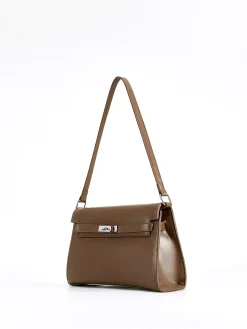 Flap Soft-Buckle Tote Bag