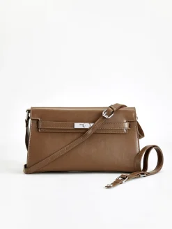 Flap Soft-Buckle Tote Bag