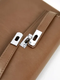 Flap Soft-Buckle Tote Bag