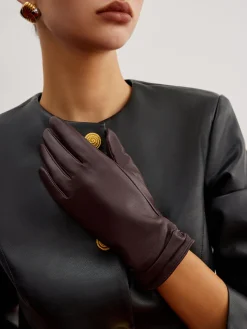 Fleece Lined Goatskin Gloves