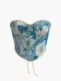 Floral Drawstring Corset