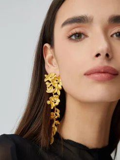 Floral Fringed Earrings