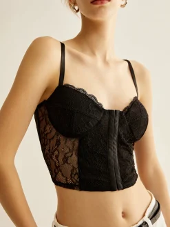 Floral Lace Corset Top