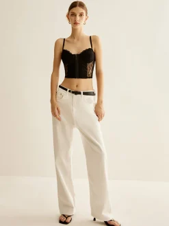 Floral Lace Corset Top