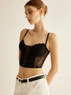 Floral Lace Corset Top