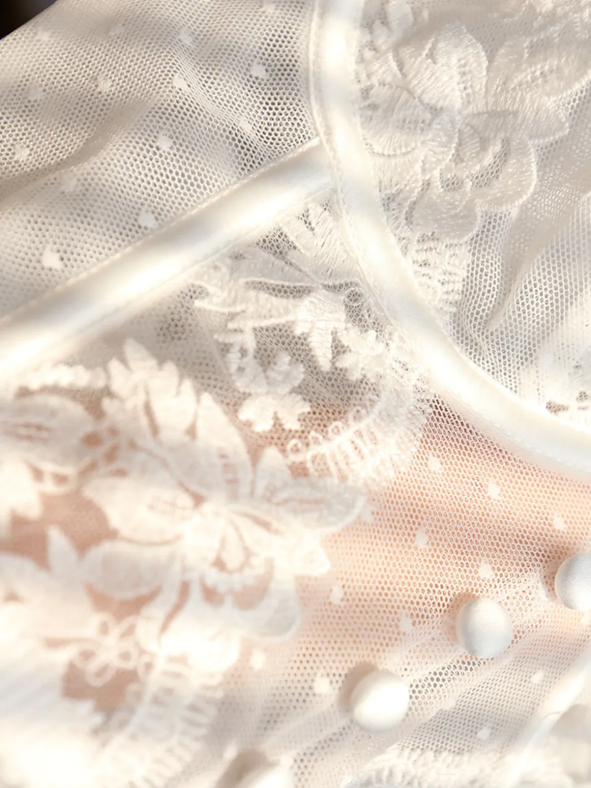 Floral Lace Mesh Corset Crop Top