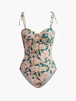 Floral One Piece Swimsuit