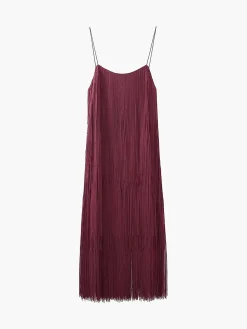 Florence Fringed Open Back Short Dress