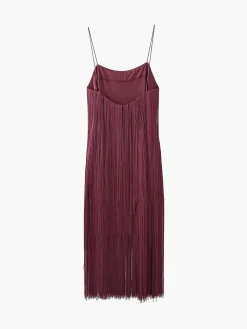 Florence Fringed Open Back Short Dress