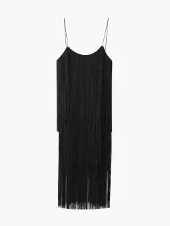 Florence Fringed Open Back Short Dress
