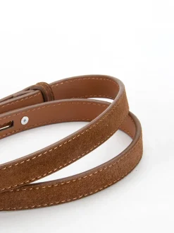 Frosted Non-Porous Slim Belt