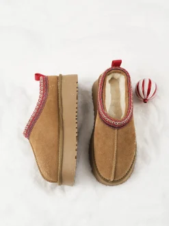 Fur Integrated Platform Snow Boots