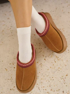 Fur Integrated Platform Snow Boots