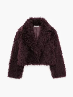 Fuzzy Faux Fur Short Coat