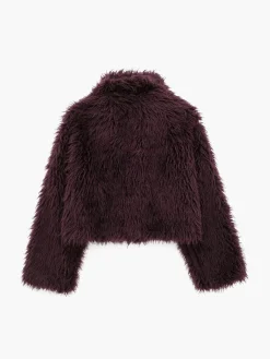 Fuzzy Faux Fur Short Coat
