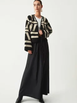 Geometric Print Kimono Cardigan