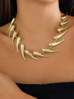 Geometric Waterdrop Necklace