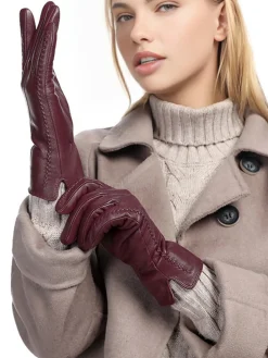 Goatskin Fleece Lined Warm Gloves