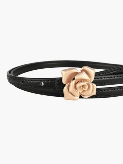 Gold Buckle Rose Belt