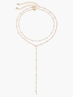 Gold Plated Handmade Pearl Necklace