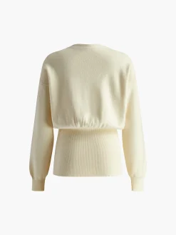Golden Button Plain Cardigan