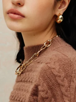 Golden Chunky Chain Necklace
