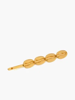 Golden Cowry Shell Hair Accessory