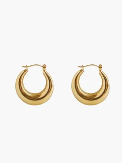 Golden Hoop Earrings
