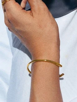 Golden Open Bracelet