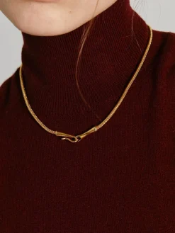 Golden Snake Chain Necklace