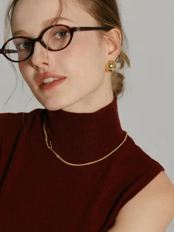 Golden Snake Chain Necklace