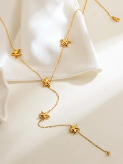 Golden Star Tassel Necklace