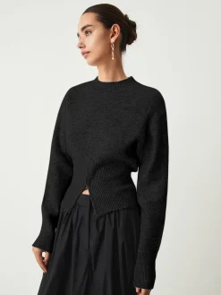Half Zip Fuzzy Sweater