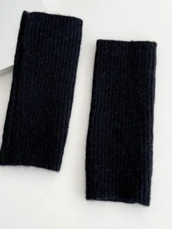 Half-Finger Knit Gloves