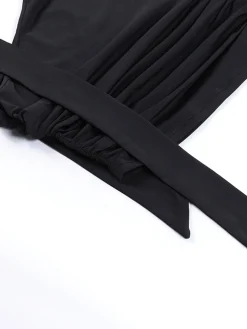 Halter Neck Asymmetrical Top