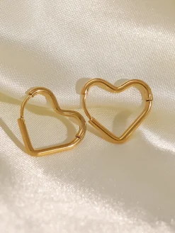 Heart Stud Earrings