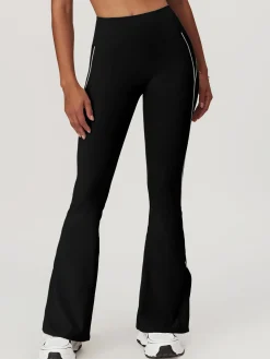 High Waist Hip-Lifting Flare Leggings