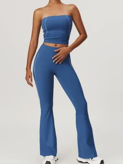 High Waist Hip-Lifting Flare Leggings